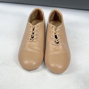 Weissman W1600 Lace-Up Tap Shoes Caramel Size 7.5AM